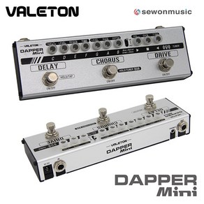 VALETON Dappe Mini 베일톤 멀티 이펙터, 1개