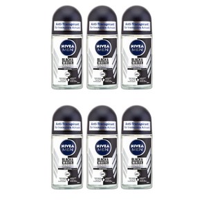 Nivea Men Black n White 니베아 남성 롤온데오드란트 스틱 블랙 앤 화이트 50ml 4팩