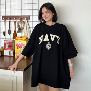 [4XL] 왕박시 NAVY 박스티 2color