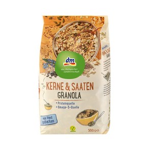 독일 dm 크런치 뮤즐리 씨앗 그래놀라 500g, 1개