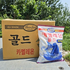 팀에이스 카멜레온 골드 1박스 벵에돔 빵가루 집어제, 1개, 9kg