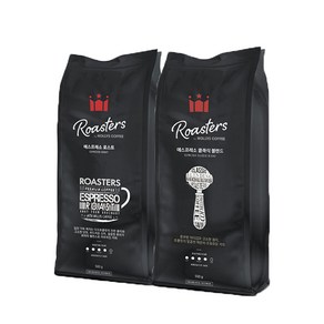 [할리스] 원두커피 에스프레소로스트 500g+클래식블렌드 500g, 500g, 1개