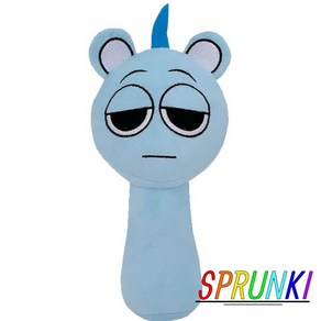 스프런키 Spunki 캐릭터 피규어 봉제 애착 인형 선물, 1개, 04_스카이, 25cm