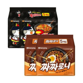 [삼양식품] 불닭볶음면 140g x 10입+짜짜로니 140g x 10입, 없음, 1개