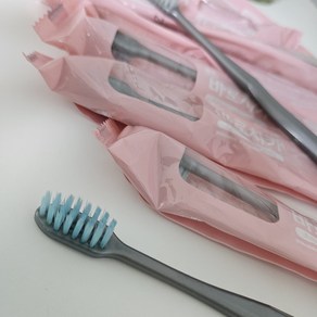 치약 코팅 일회용 여행용 휴대용 바로치카 칫솔, 1개, 30개입
