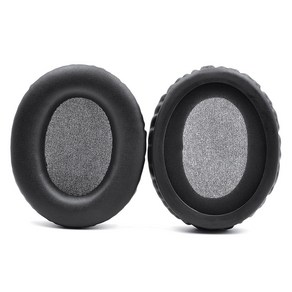 Hypex Cloud Stinge/fo Hypex Cloud Flight 헤드폰 용 1 페어 가죽 이어 패드 귀 쿠션 커버, 검은색, 01 Black, 1개