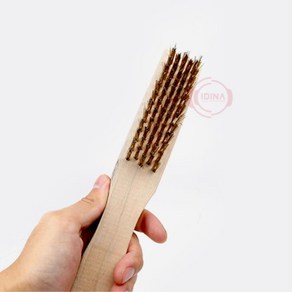 찌든때 제거용 와이어브러쉬 24X3.7CM 고기판세척 고기불판청소 찌든때솔 기름때청소, 1개