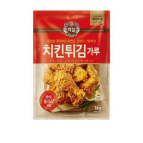 백설 치킨튀김가루, 1kg, 2개