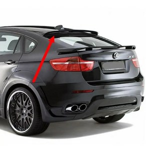 BMW X6 X 시리즈 E71 2014 ABS 소재 리어 스포일러 트렁크 윙 부트 립 몰딩, [02] white
