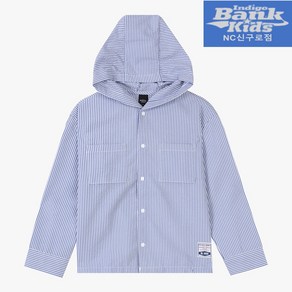 [인디고뱅크키즈] SALE~~ 소프트 하고 쿨한 터치감 초경량 아우터 시어서커 후드 셔켓 IKJA24301_NC신구로점
