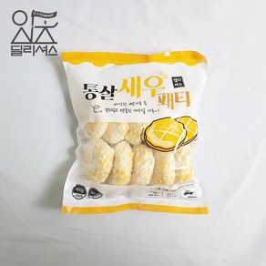 냉동 통살 새우 고로케 패티 (400g) 에비 가츠 버거, 400g, 1개