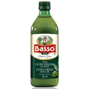 Basso 올리브오일 엑스트라버진, 1L, 1개
