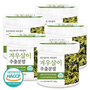 푸른들판 국산 겨우살이 추출물 분말 가루 HACCP 인증