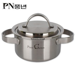 풍년IH 퓨어가르텐 통5중스텐냄비 인덕션냄비 양수 편수냄비 전골 국냄비 웍 국솥 스테인레스냄비, 선택01-퓨어가르텐 통5중냄비(14cm양수)