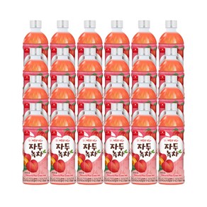 웰그린 스위츠 자두녹차 페트음료, 500ml, 24개