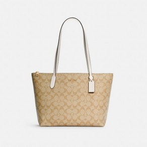 코치 Coach 지퍼 탑 토트백 시그니처패턴Zip Top Tote In Signatue Canvas(A4455-002)