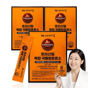 비타민마을 100만 역가수치 호라산밀 복합 곡물발효효소 30p, 2g, 3개
