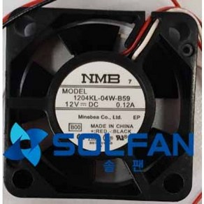 NMB 1204KL-04W-B59 DC12V FAN DC팬 30mm 사이즈 / NMB팬 / 30MM X 10MM 사이즈 / 10500RPM / MADE IN CHINA, 1204KL-04W-B49 DC12V / NMB, 1개