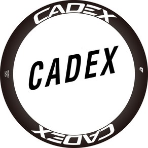 CADEX CCC TCR 로드 바이크 레이스 사이클링 자전거 림 데칼 스티커 2 륜 세트, 40mm wheel -im, 1개