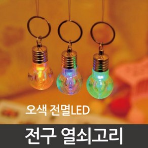 LED 전구 미니 열쇠고리 만들기 커플선물 스마트키링