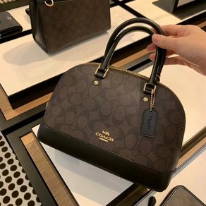 코치 미니 시에라 사첼 인 시그니처 캔버스 F27583 COACH