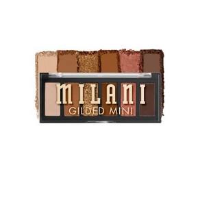 아이브로우 아이브로우브러쉬 펜슬 Milani Gilded 미니 아이섀도 팔레트 6매 매트 쉬머 색상 The Wine Down, 1개