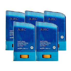 AHC 내추럴 퍼펙션 더블 쉴드 선스틱 SPF50+/PA++++, 22g, 5개