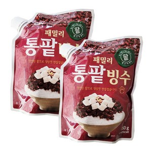 청우 패밀리 통팥빙수 삶은팥(파우치)750g x 2개