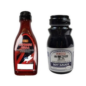 BBQ 오리지널양념 치킨 소스 (300G) +BBQ 숯불간장 소스 (290G) 2종