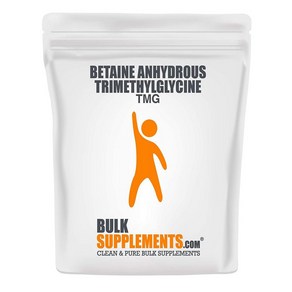 벌크서플리먼트 베타인 파우더 TMG 1Kg BulkSupplements Betaine Anhydous Timethylglycine Powde, 1개