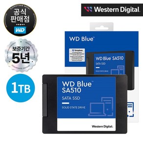 WD Blue SA510 SATA SSD, 1TB, SA510 3D