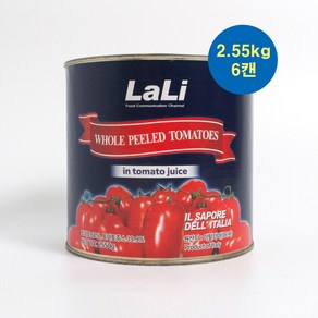 [2.5kg] 라리 토마토홀 업소용 토마토소스, 2.5kg, 6개