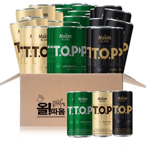 올따옴기획 티오피200ml 스윗아메리카노20+블랙10+라떼10