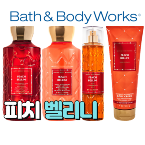 배스앤바디웍스 BBW 사랑스러운 향기 피치 벨리니, 바디워시, 1개, 295ml