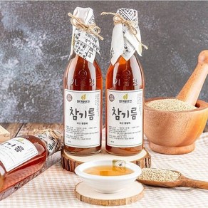 [문경현대방앗간] 국산100% 통참깨 참기름 350ml (원산지 : 문경 예천), 1개