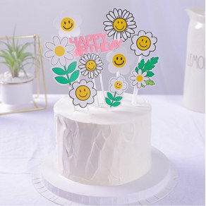 DIY 데이지토퍼 생일파티용품 데이지픽