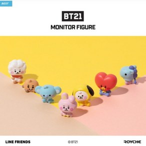 미소피아 BT21 베이비 모니터 캐릭터 피규어 굿즈, 망, 1개