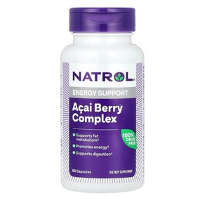 Natrol 나트롤 아사이베리 1000mg 60 캡슐