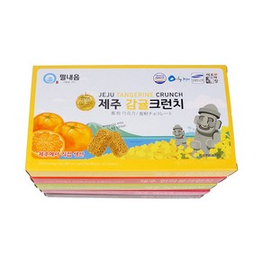 제주 크런치 초콜릿 감귤 백년초 다크 녹차 한라봉 5종세트