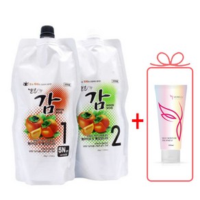 젤존 감 염색 트리트먼트 칼라크림 500g+실키트리트먼트100g /가렵고 예민한 두피 저자극 새치 염색, 5N 갈색, 1개