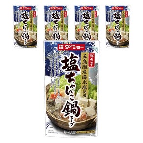 다이쇼 소금 창코나베 스프 스트레이트 타입, 5개, 750g