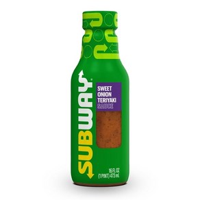 Subway 서브웨이 스위트 어니언 데리야끼 소스 16온스 1병, 473ml, 1개