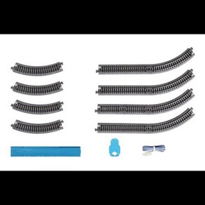 자동차 차량프라모델 다이캐스트 모형 KATO N 게이지 CV1 유니트랙 컴팩트 엔드리스 기본 세트 20890 철도 레일 OKmono, 1개