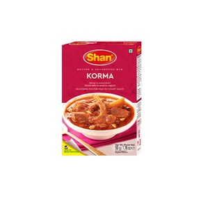 Koma Masala Shan Pakistan 코르마 마살라 샨 파키스탄, 50g, 2개