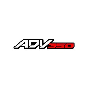 오토바이 반사 핸들 바 데칼 방수 ADV 350 액세서리 혼다 ADV350 2022, 1개