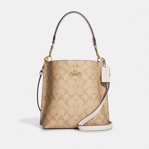 코치 몰리 버킷백 22 시그니처 캔버스 소재 CA582 IMDQC Mollie Bucket Bag 22 In Signatue Canvas