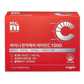 (일동제약) 마이니 면역케어 비타민C1000 (P) 50T x 4, 50정, 4개