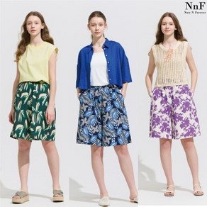 [3SET] NNF 여성 여름 스판 바캉스 반바지