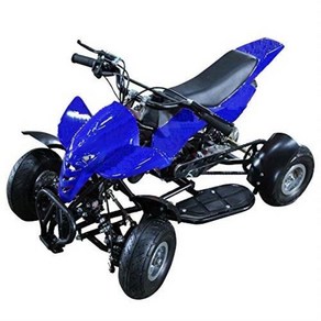 미니 4륜 버기 50cc 45km/h 엔진 아웃도어 혼합 가솔린 블랙 화이트 레드 블루[레이스 서킷 집에서 】, 1개, 한개옵션1