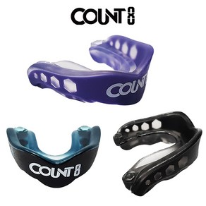 COUNT8 카운트8 마우스가드 CE-8702 마우스피스 복싱 킥복싱 보호용품, 보라투명